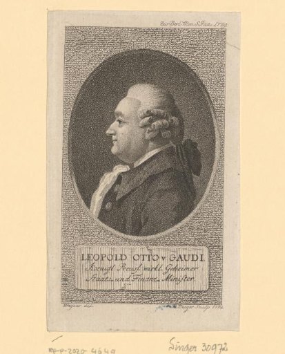 Portrait of Leopold Otto van Gaudy