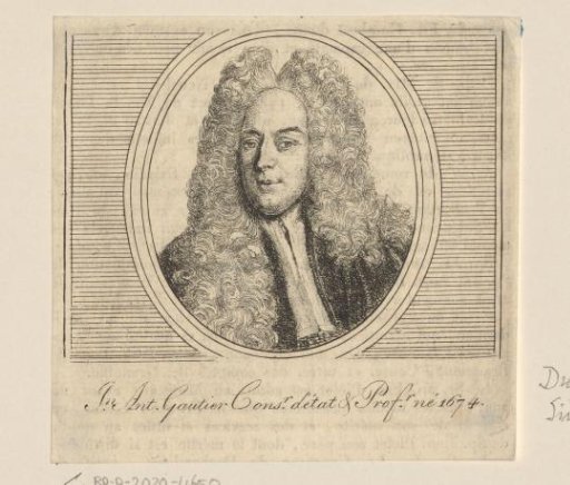 Portrait of Jean-Antoine Gautier