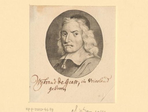 Portrait of Wybrand de Geest