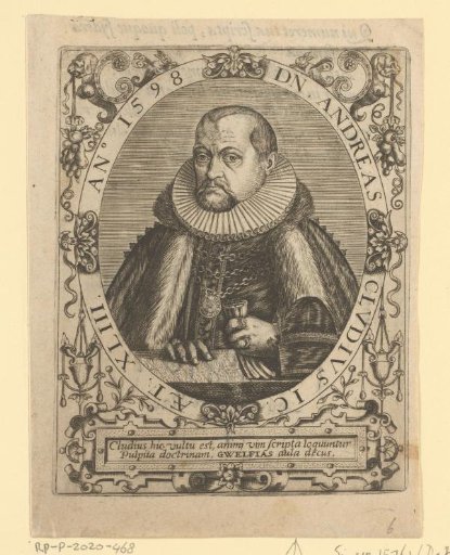 Portrait of Andreas Cludius