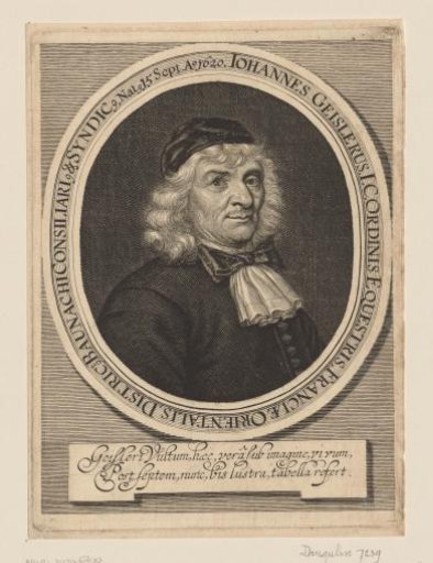 Portrait of Johann Geisler