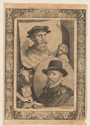 Portrait of Dirck Pietersz. Crabeth and Wouter Pietersz. Crabeth I