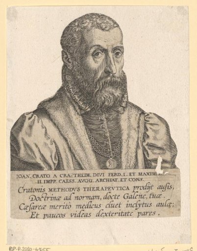 Portrait of Johannes Crato von Krafftheim