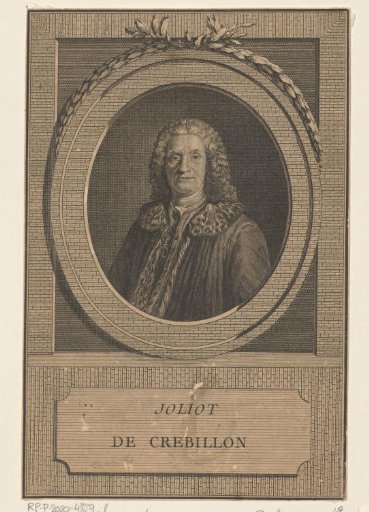 Portrait of Prosper Jolyot de Crébillon