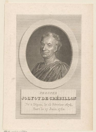 Portrait of Prosper Jolyot de Crébillon