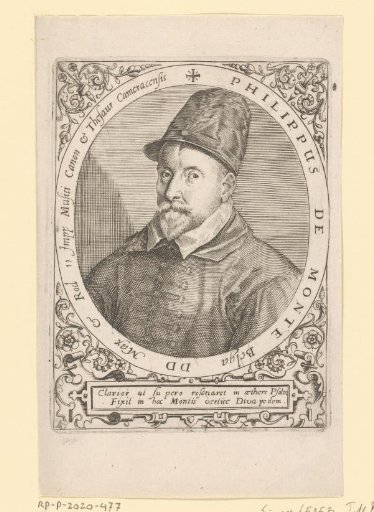 Portrait of Philippus de Monte