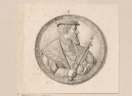 Medal with the portrait of Emperor Charles V