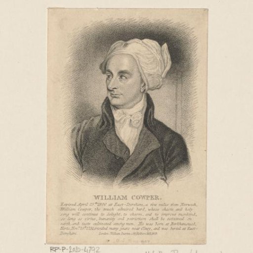 Portrait of William Cowper