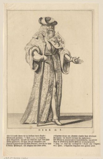 Portrait of Dirk I, Count of Holland