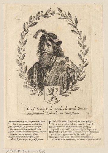Portrait of Dirk II, Count of Holland