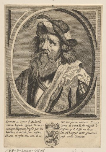 Portrait of Dirk II, Count of Holland