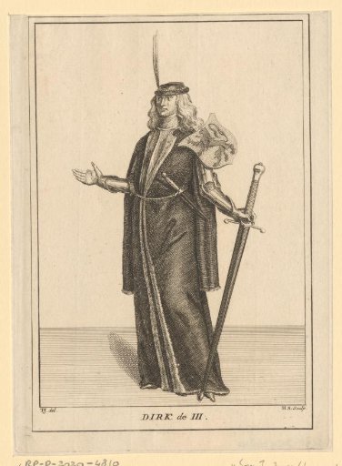 Portrait of Dirk III, Count of Holland