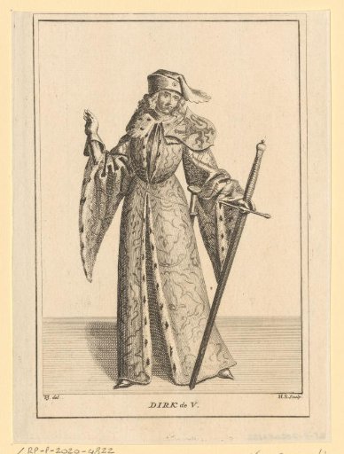 Portrait of Dirk V, Count of Holland