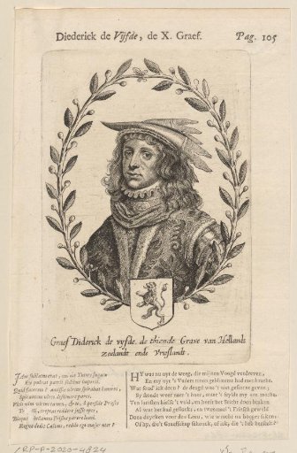 Portrait of Dirk V, Count of Holland