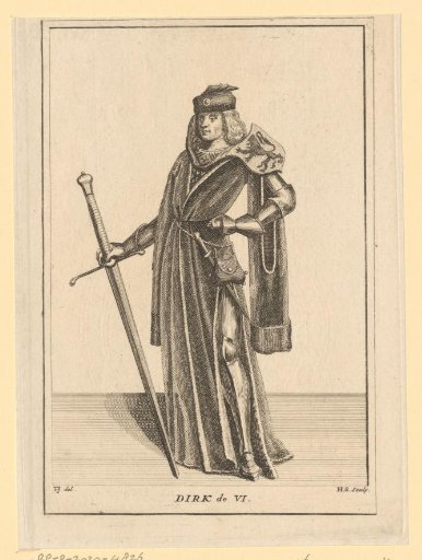 Portrait of Dirk VI, Count of Holland