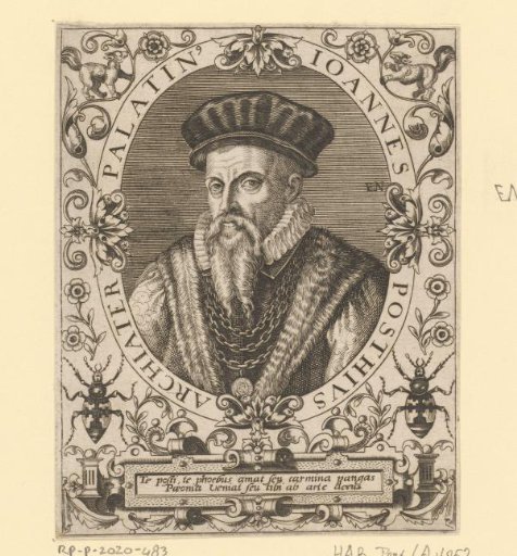 Portrait of Johannes Posthius