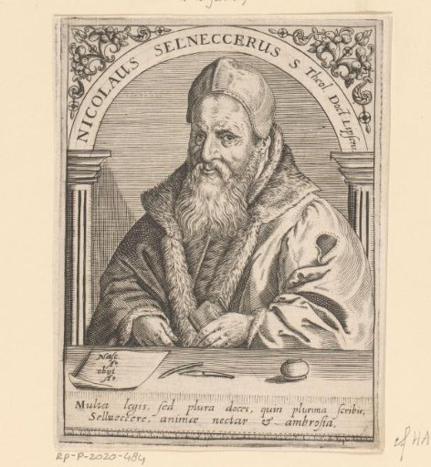 Portrait of Nikolaus Selnecker