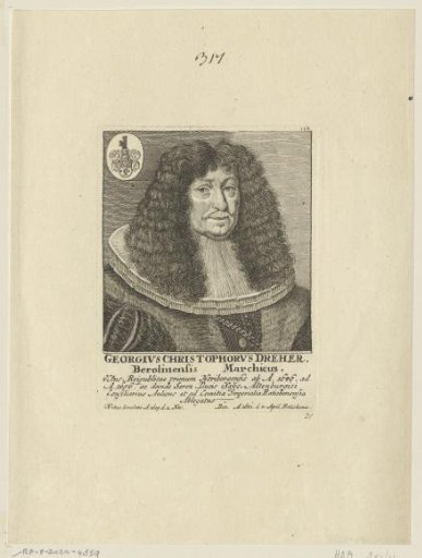 Portrait of Georg Christoph Dreher