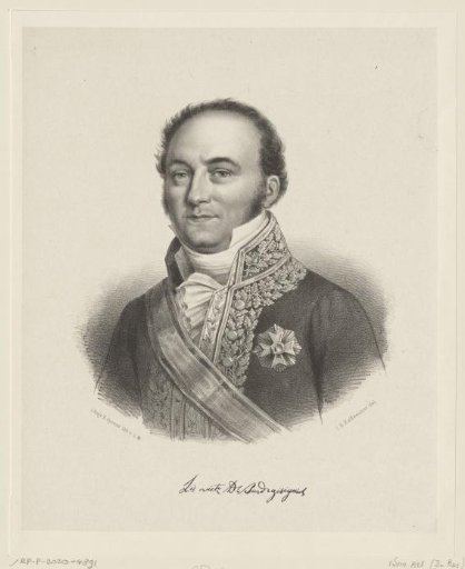 Portrait of Léonard Pierre Joseph Burgrave du Bus de Gisignies