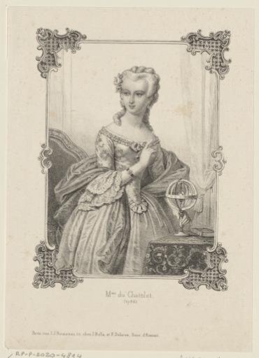 Portrait of Gabrielle Émilie, Marquise du Châtelet