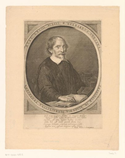 Portrait of Gijsbert Voet at the age of 68