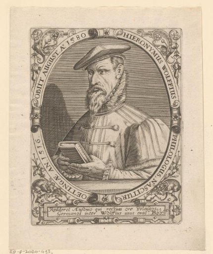 Portrait of Hieronymus Wolf