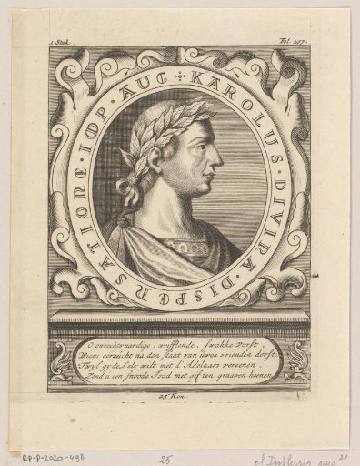 Portrait of Charles the Bald, Holy Roman Emperor