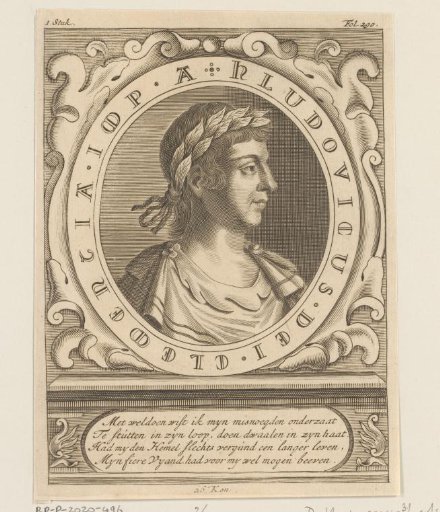 Portrait of King Louis the Stammerer