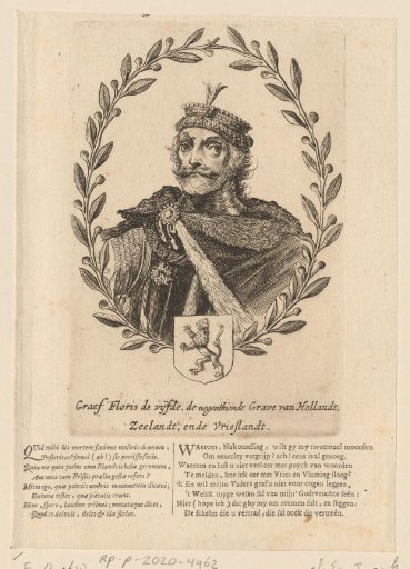 Portrait of Floris V, Count of Holland and Zeeland