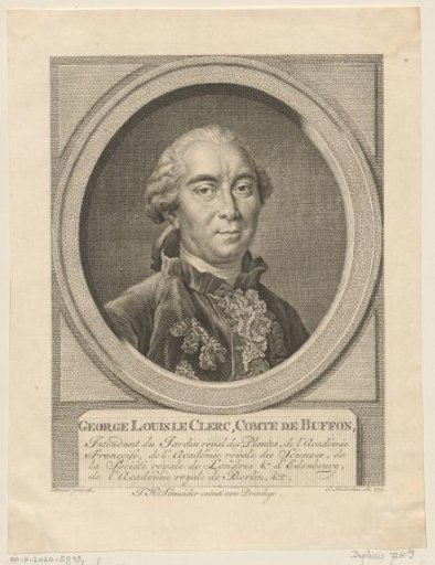 Portrait of Georges-Louis Leclerc de Buffon