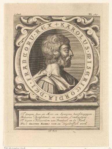 Portrait of Charlemagne, Emperor of the Holy Roman Empire