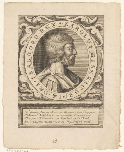 Portrait of Charlemagne, Emperor of the Holy Roman Empire