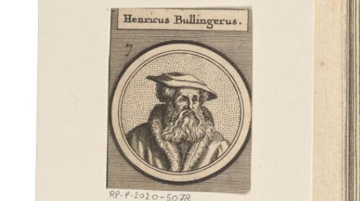 Portrait of Johann Heinrich Bullinger