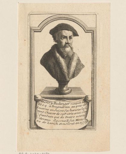 Portrait of Johann Heinrich Bullinger
