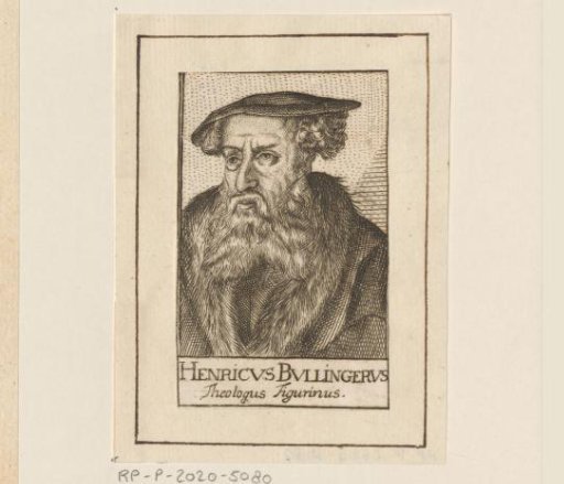 Portrait of Johann Heinrich Bullinger