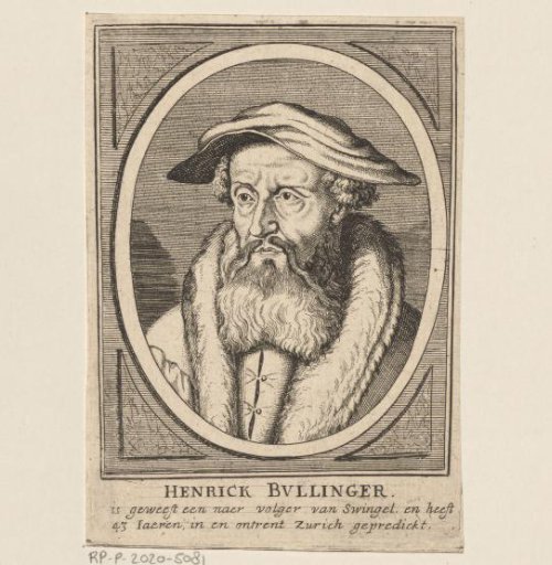 Portrait of Johann Heinrich Bullinger
