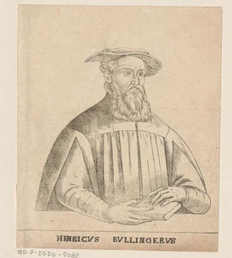 Portrait of Johann Heinrich Bullinger