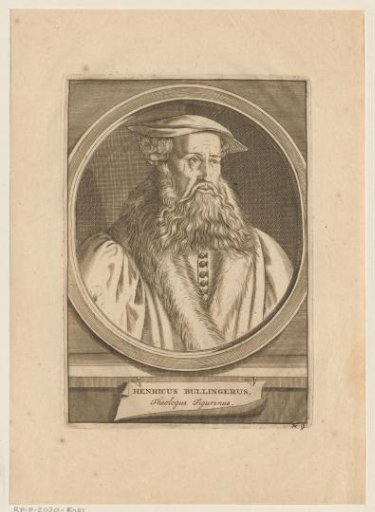 Portrait of Johann Heinrich Bullinger