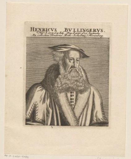 Portrait of Johann Heinrich Bullinger