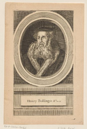 Portrait of Johann Heinrich Bullinger