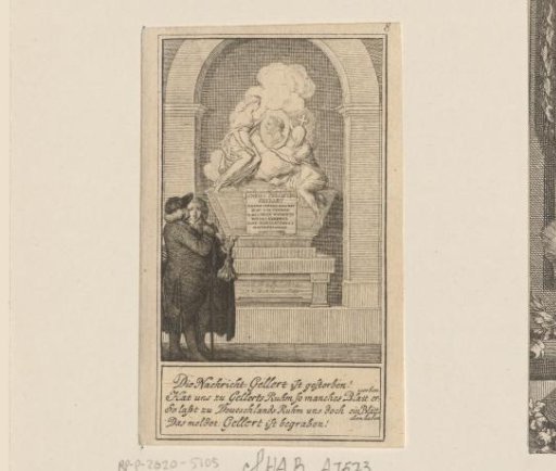 Portrait of Christian Furchtegott Gellert