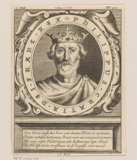 Portrait of Philip I, King of France