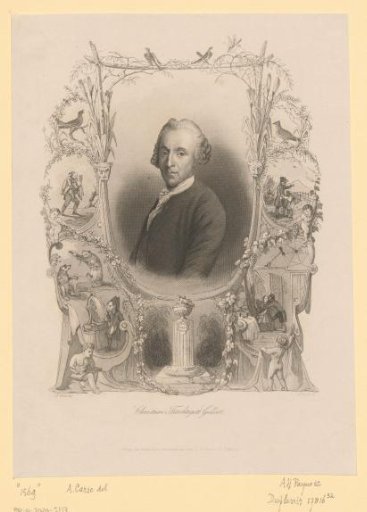 Portrait of Christian Furchtegott Gellert