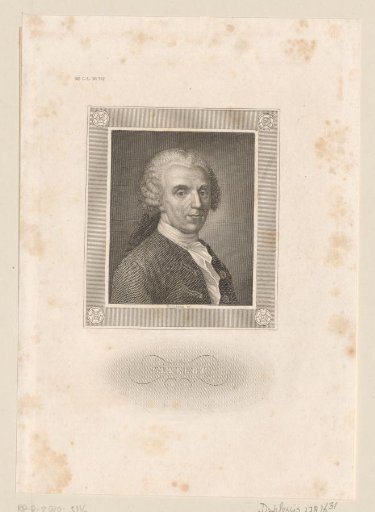 Portrait of Christian Furchtegott Gellert