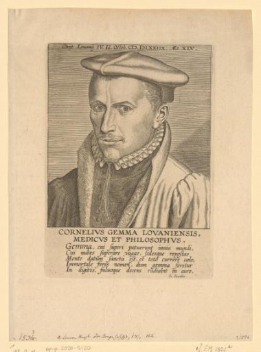 Portrait of Cornelius Gemma at the age of 45