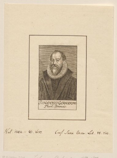 Portrait of Johann Gerhard