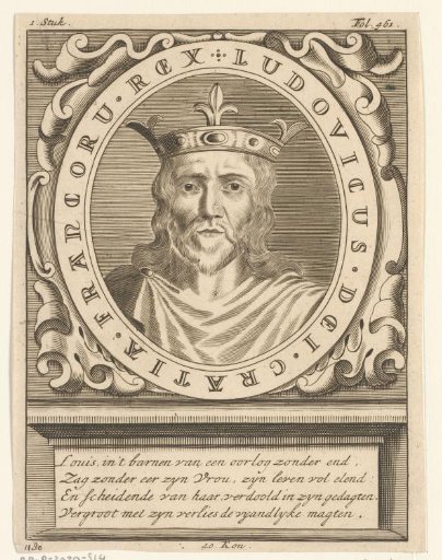 Portrait of Louis VII, King of France