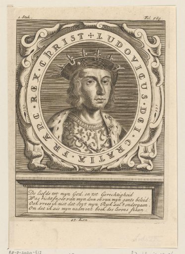 Portrait of Louis IX the Saint, King of France