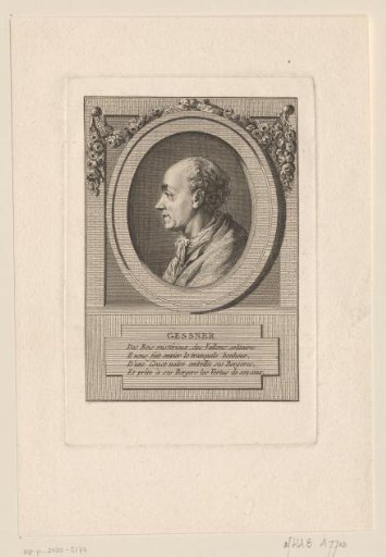 Portrait of Salomon Gessner