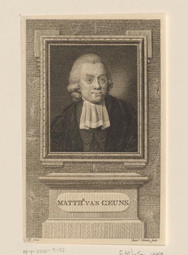 Portrait of Matthias van Geuns